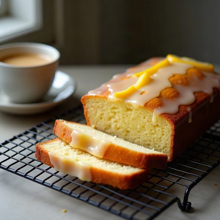 Lemon drizzle that stays wet
