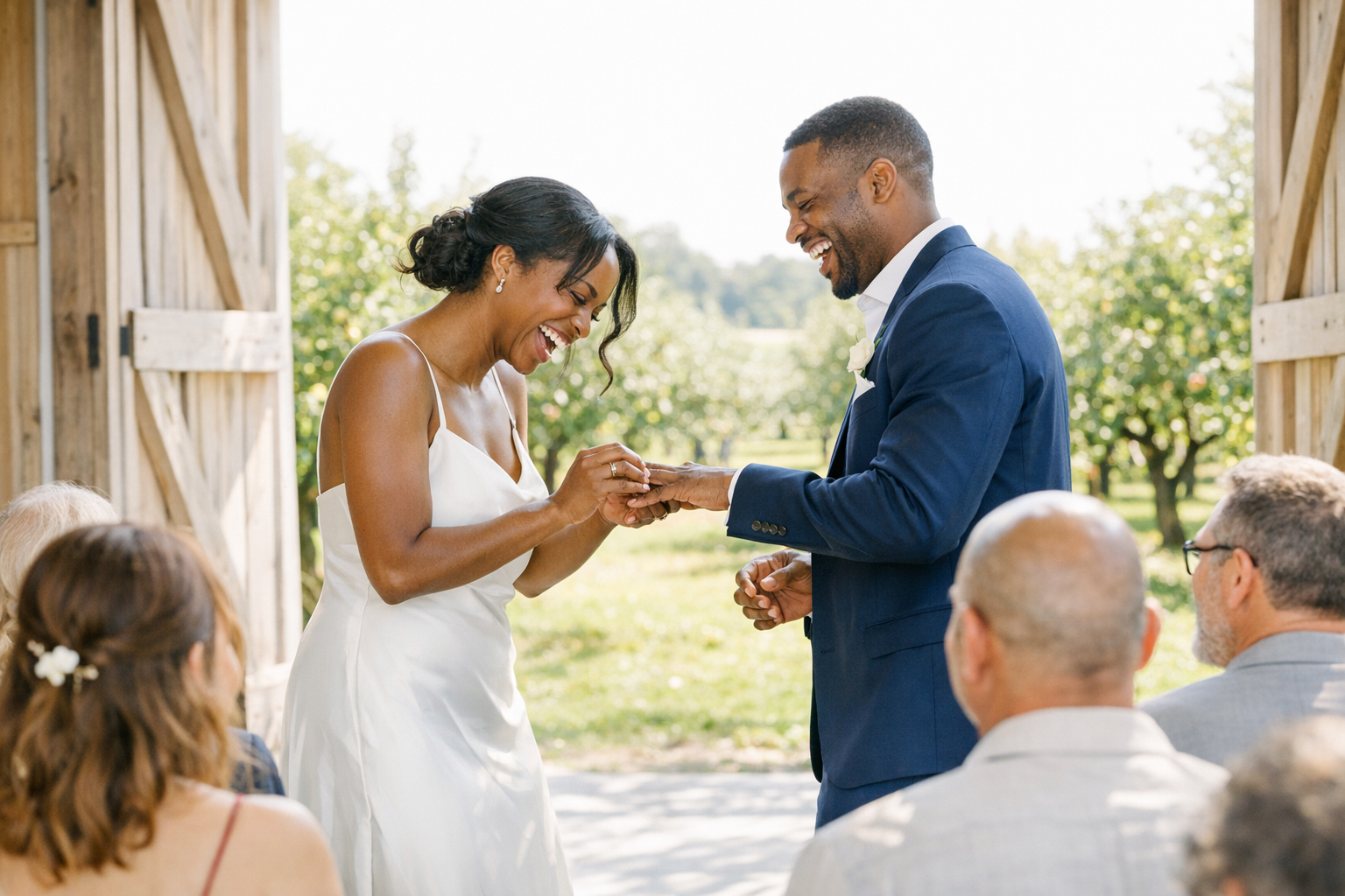 Amara & Joel · Hedingham Barn