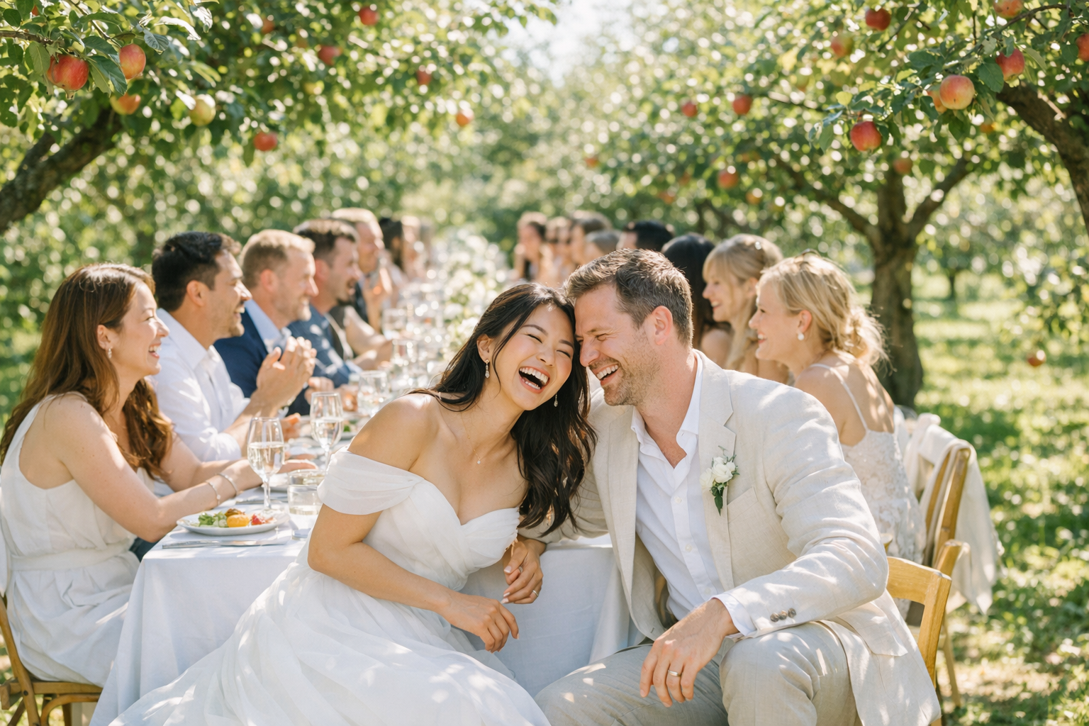 Hana & Marcus · A Kent orchard