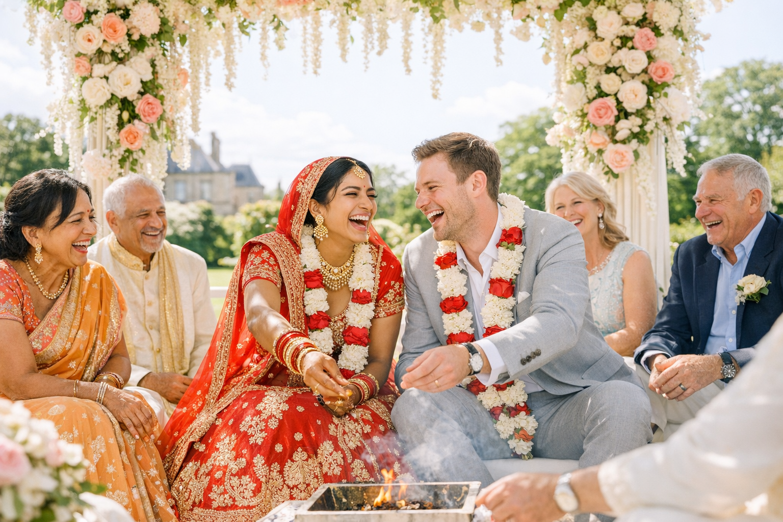 Priya & Tom · Suffolk in June