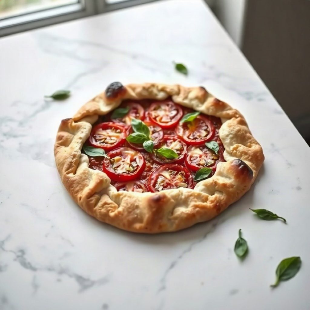 Charred tomato galette
