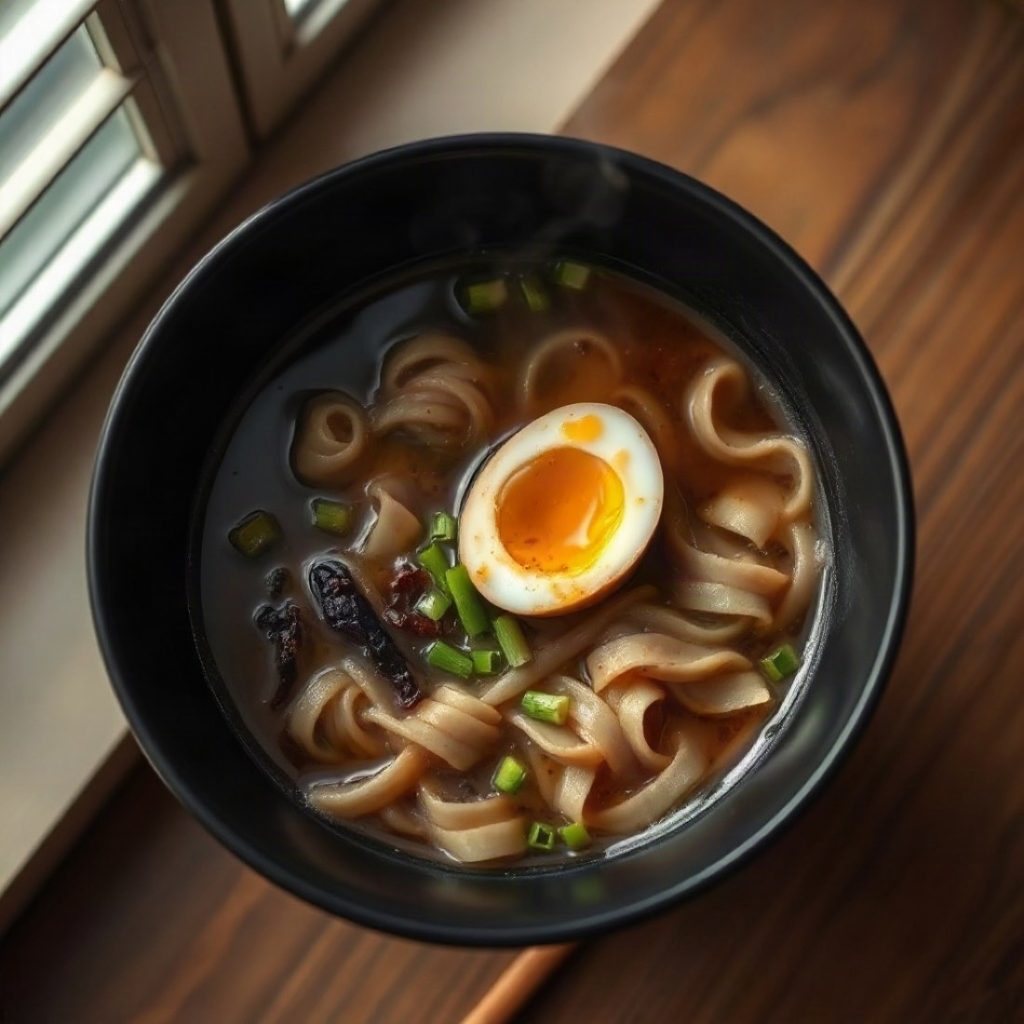 Weeknight shoyu ramen