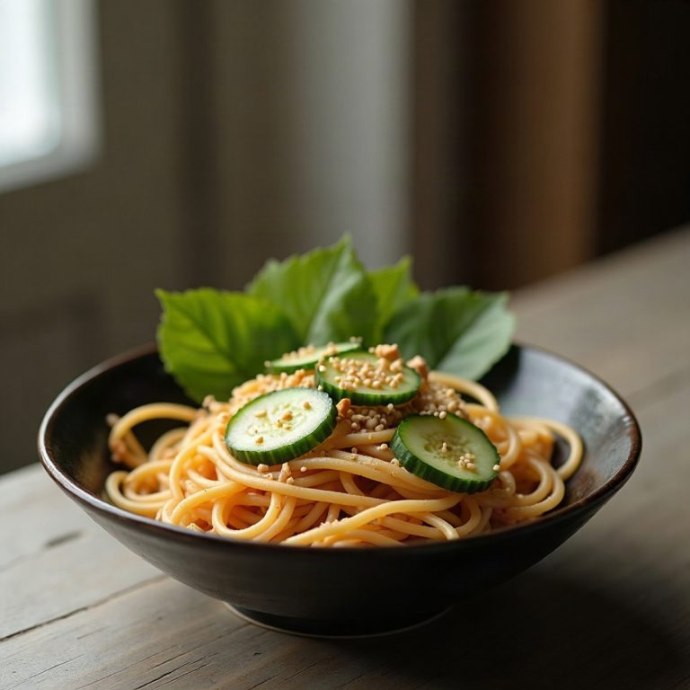 Cold sesame noodles
