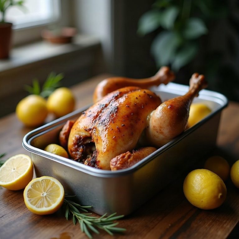 Roast chicken and too many lemons