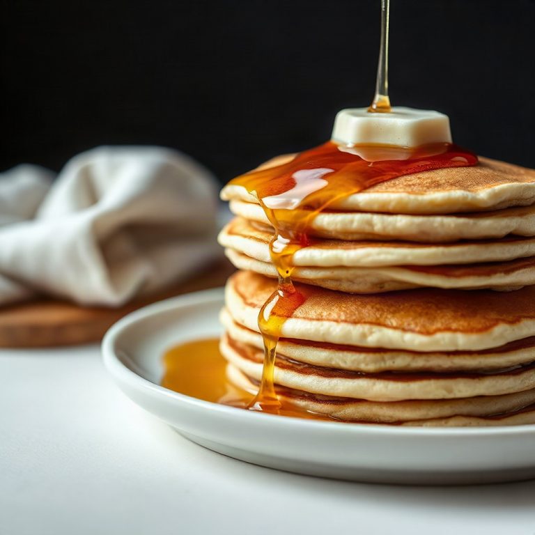 Buttermilk pancakes, properly thick